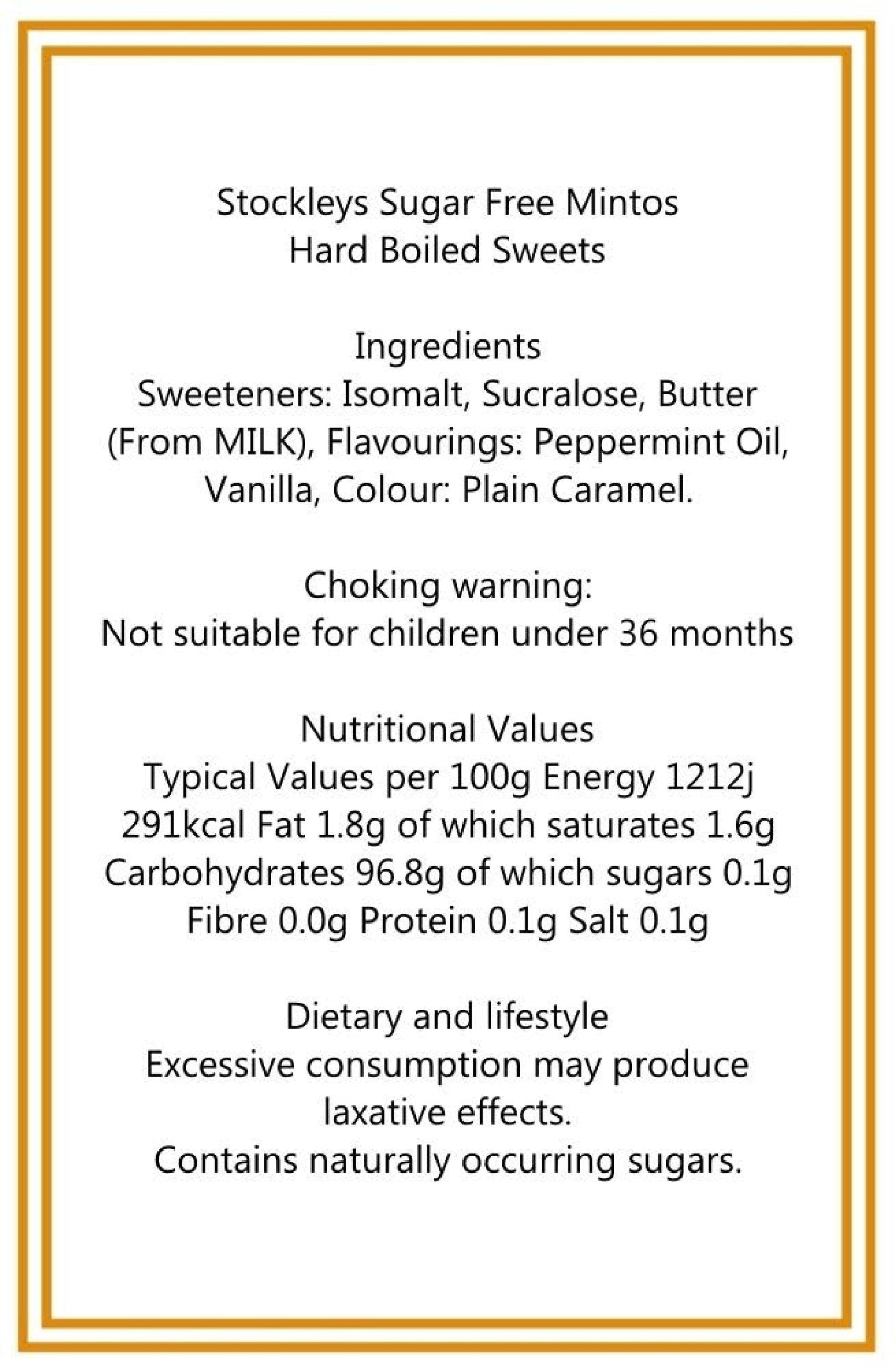 300g Square Window Pattern Box of Sugar Free Mintoes