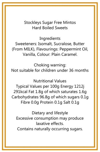 250g Cotton Bag of Sugar Free Mintoes