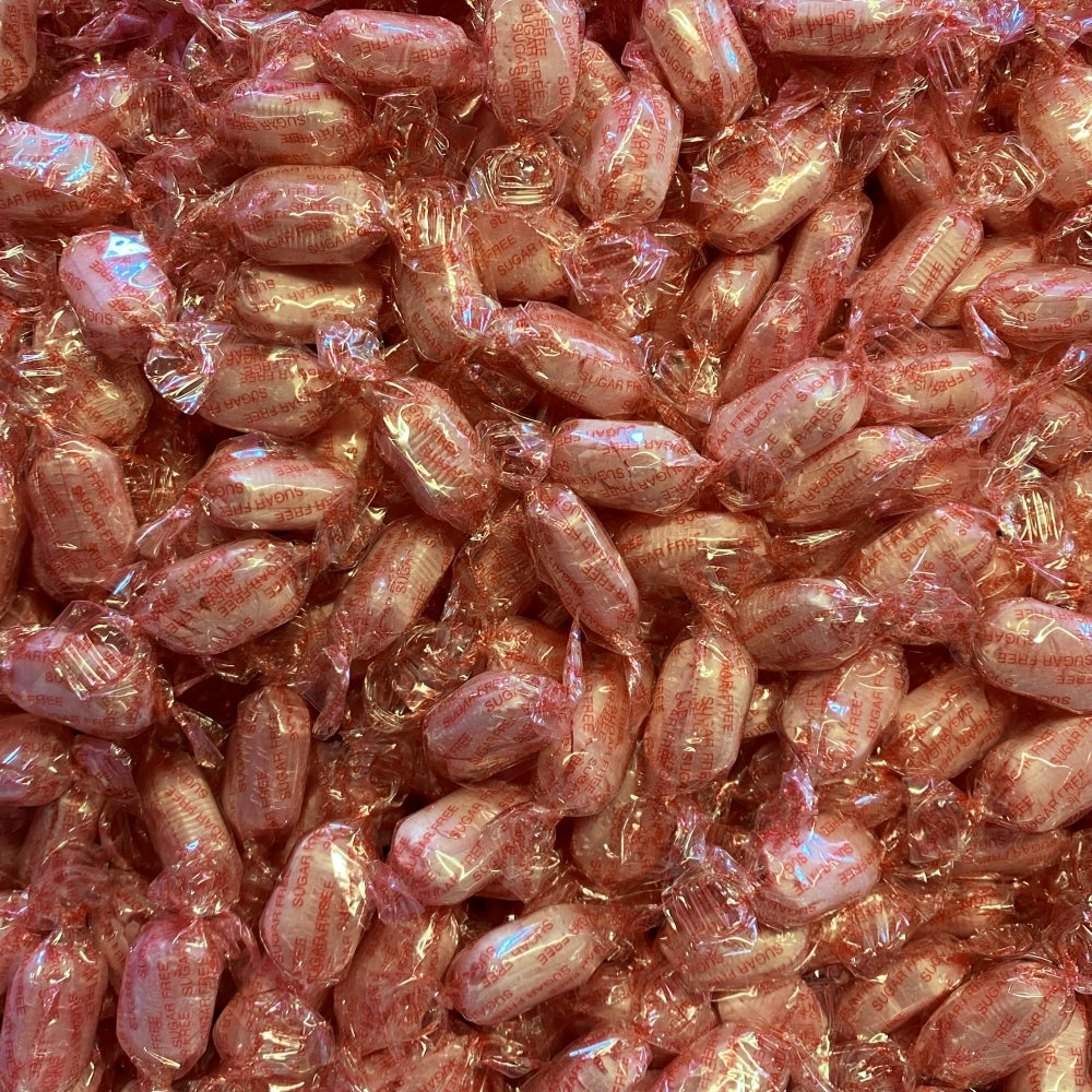 250g Cotton Bag of Sugar Free Strawberry Sherbets Sweets