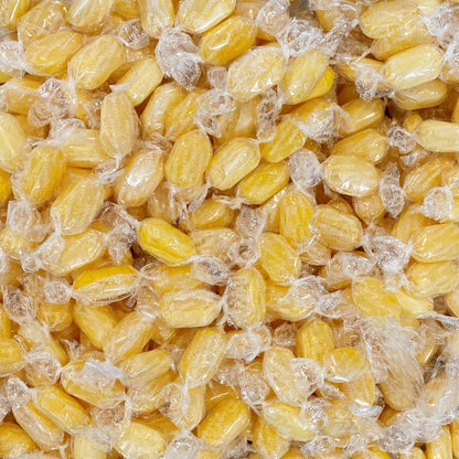 300g Square Window Ivory White Pattern Box of Sugar Free Sherbet Lemons