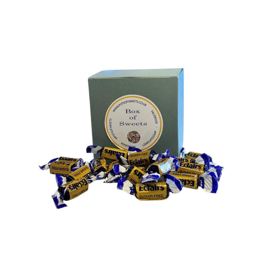 300g Square Box of Sugar Free Chocolate Eclairs