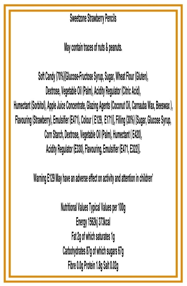 Strawberry Pencils TUB