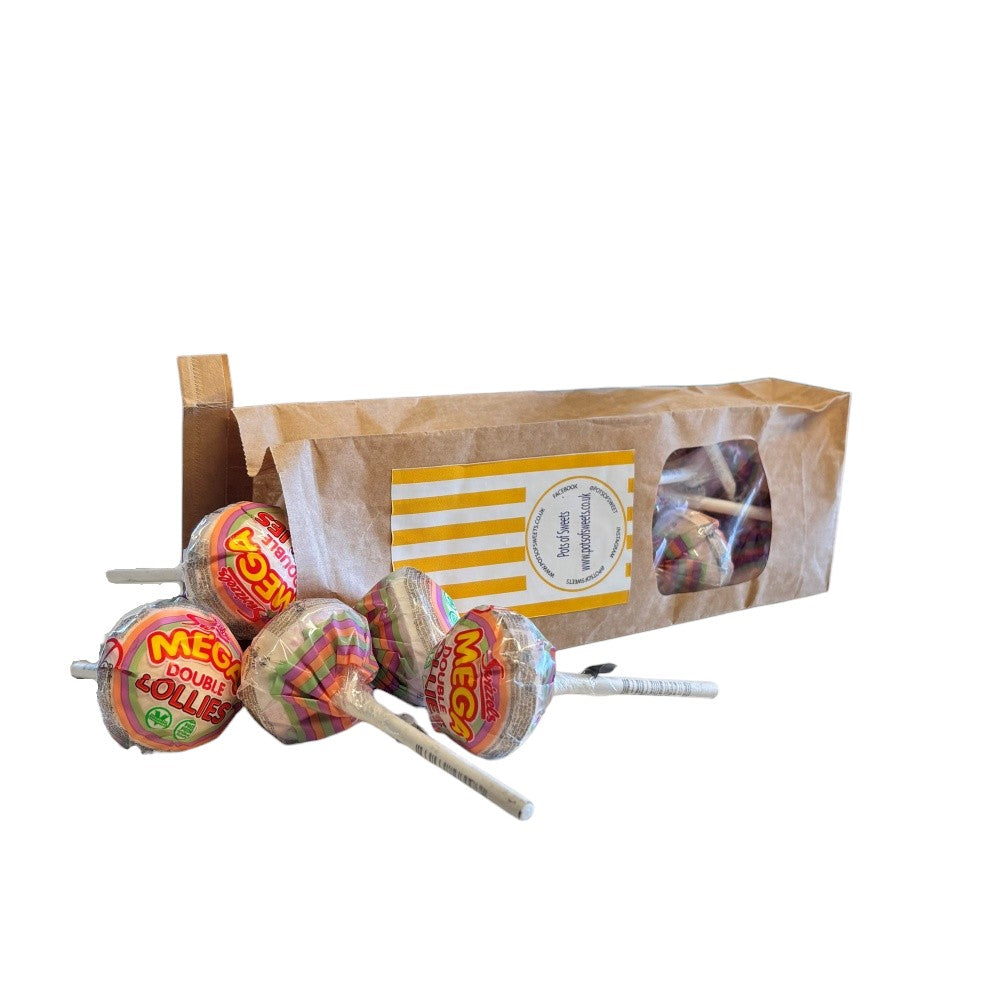 Bag of 10 Double Swizzel Mega Lollies