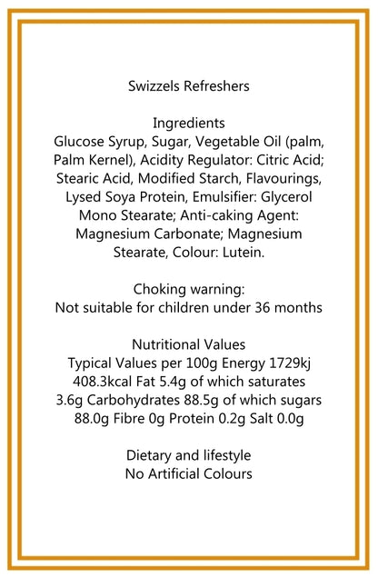 300g Square Box of Swizzles Refreshers