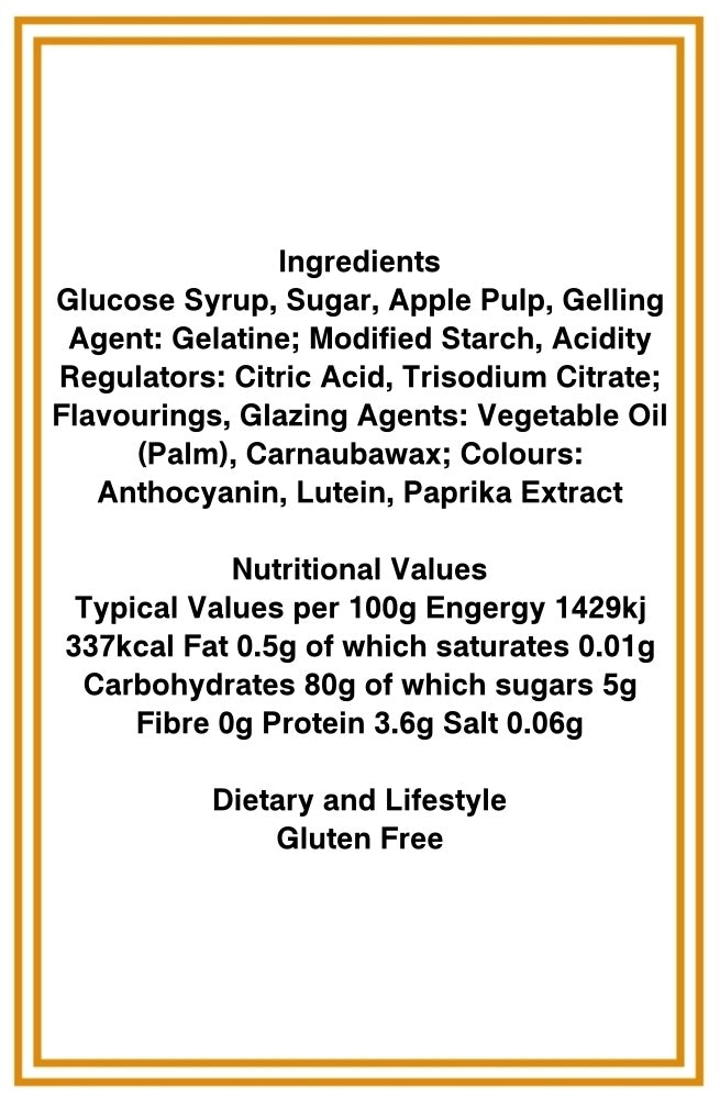 Sweet Teeth N Toothbrush Foam Gums Fruit Flavour Gums