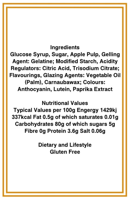 Sweet Teeth N Toothbrush Foam Gums Fruit Flavour Gums