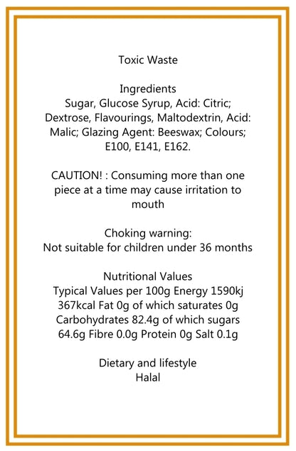 300g Square Box of Toxic Waste