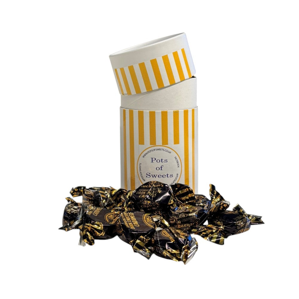 200g Tube of Buchanan's Chocolate Caramel Toffees