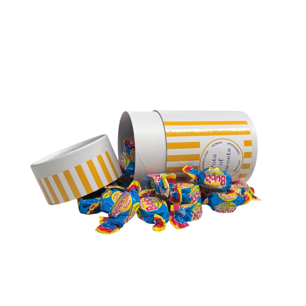 200g White Cardboard Tube of Anglo Bubble Bubblegum