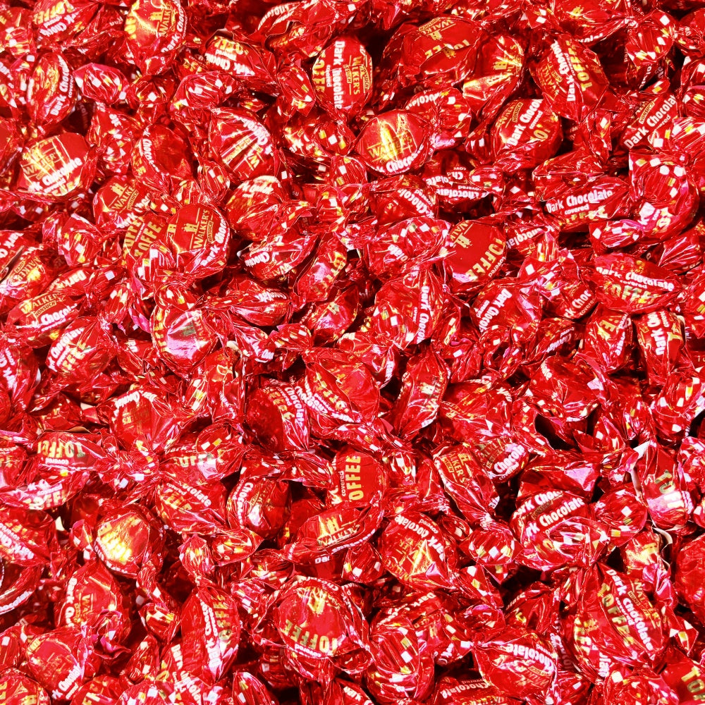 250g Cotton Bag of Walkers Dark Chocolate Toffee
