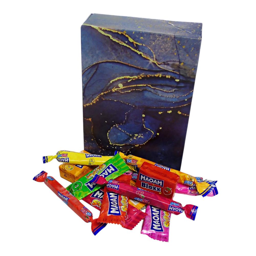 350g Rectangular Box of Maoam Joystix, Bloxs, Strips Fruit Chews Sweets