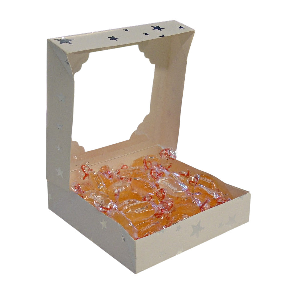 300g Square Window Pattern Box of Barley Sugar Sweets