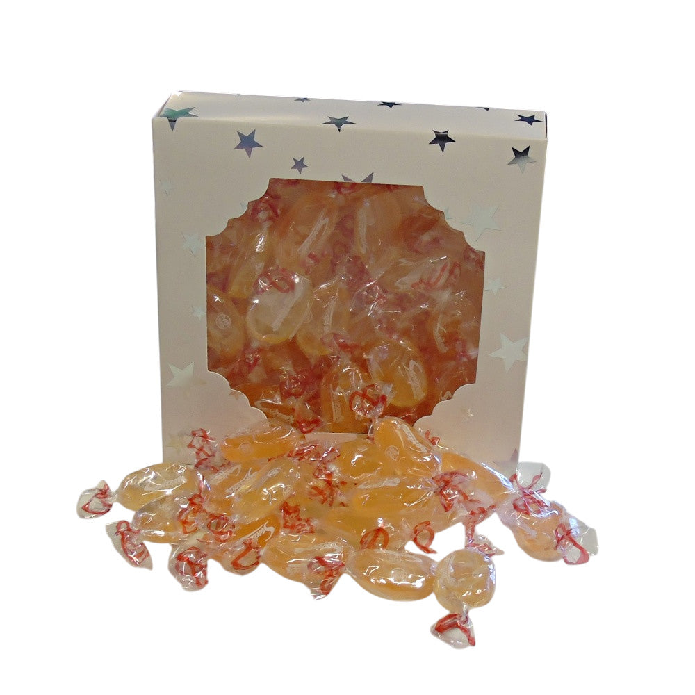 300g Square Window Pattern Box of Barley Sugar Sweets