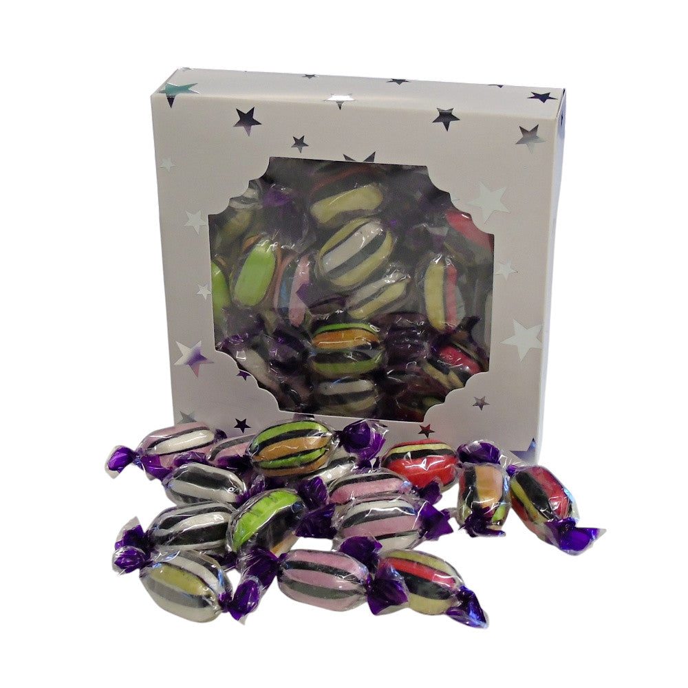 300g Square Window Pattern Box of Buchanans Liquorice Assortment Sweets