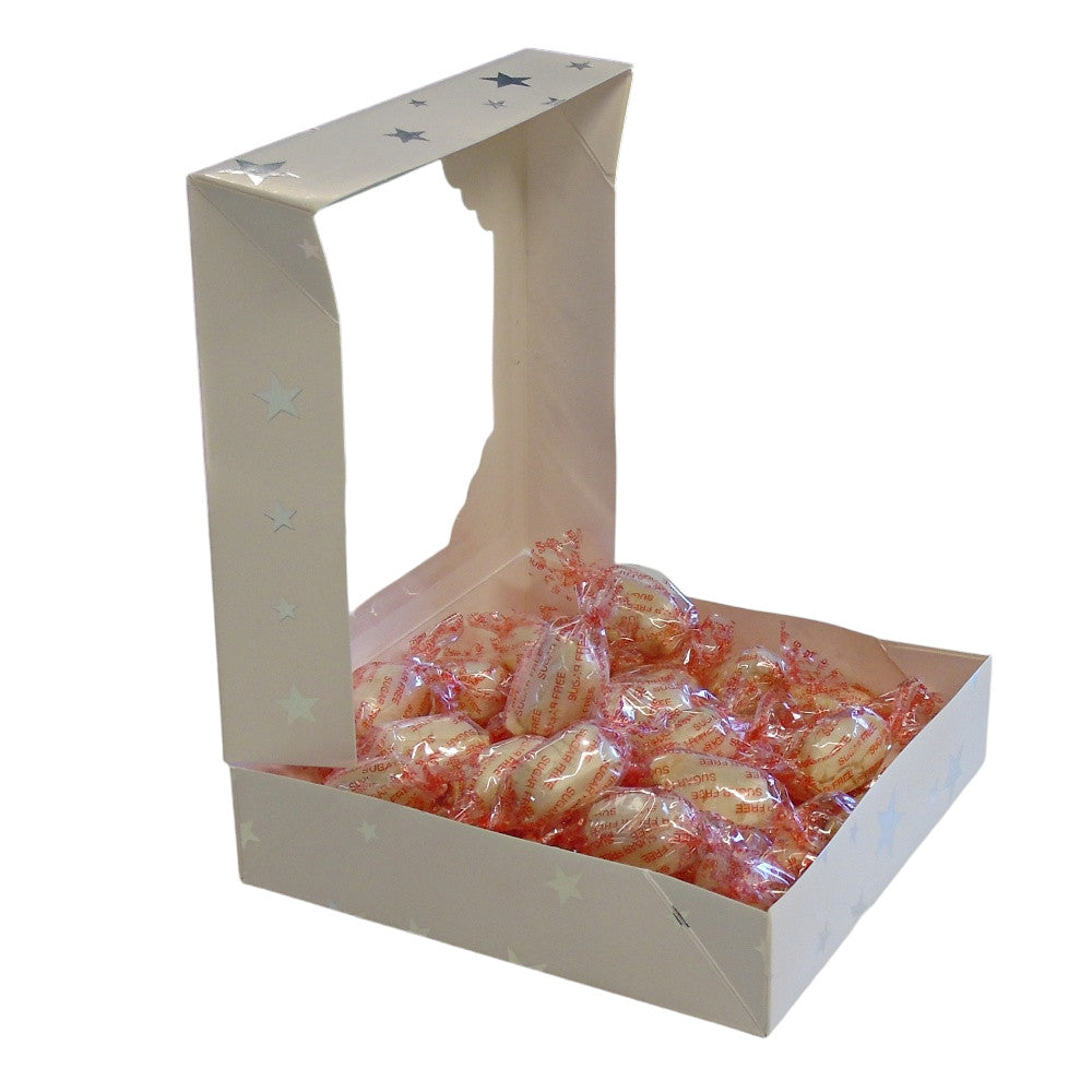 300g Square Window Pattern Box of Sugar Free Mintoes