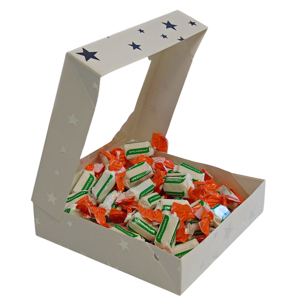 300g Square Window Pattern Box of Sugar Free Spearmint Chews
