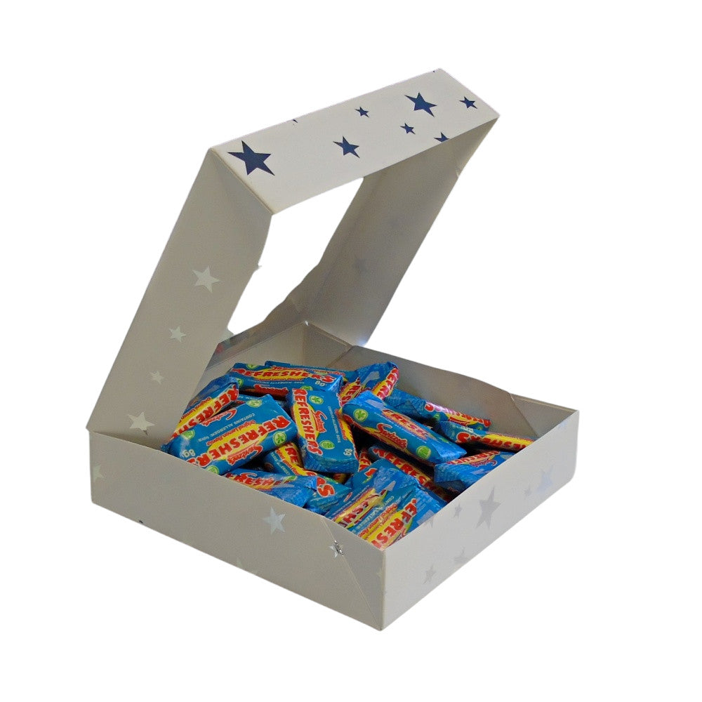 300g Square Window Pattern Box of Swizzles Refreshers
