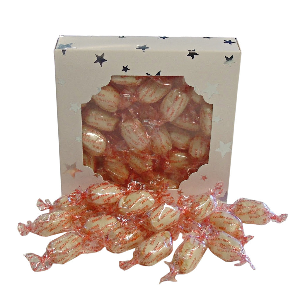 300g Square Window Pattern Box of Sugar Free Mintoes