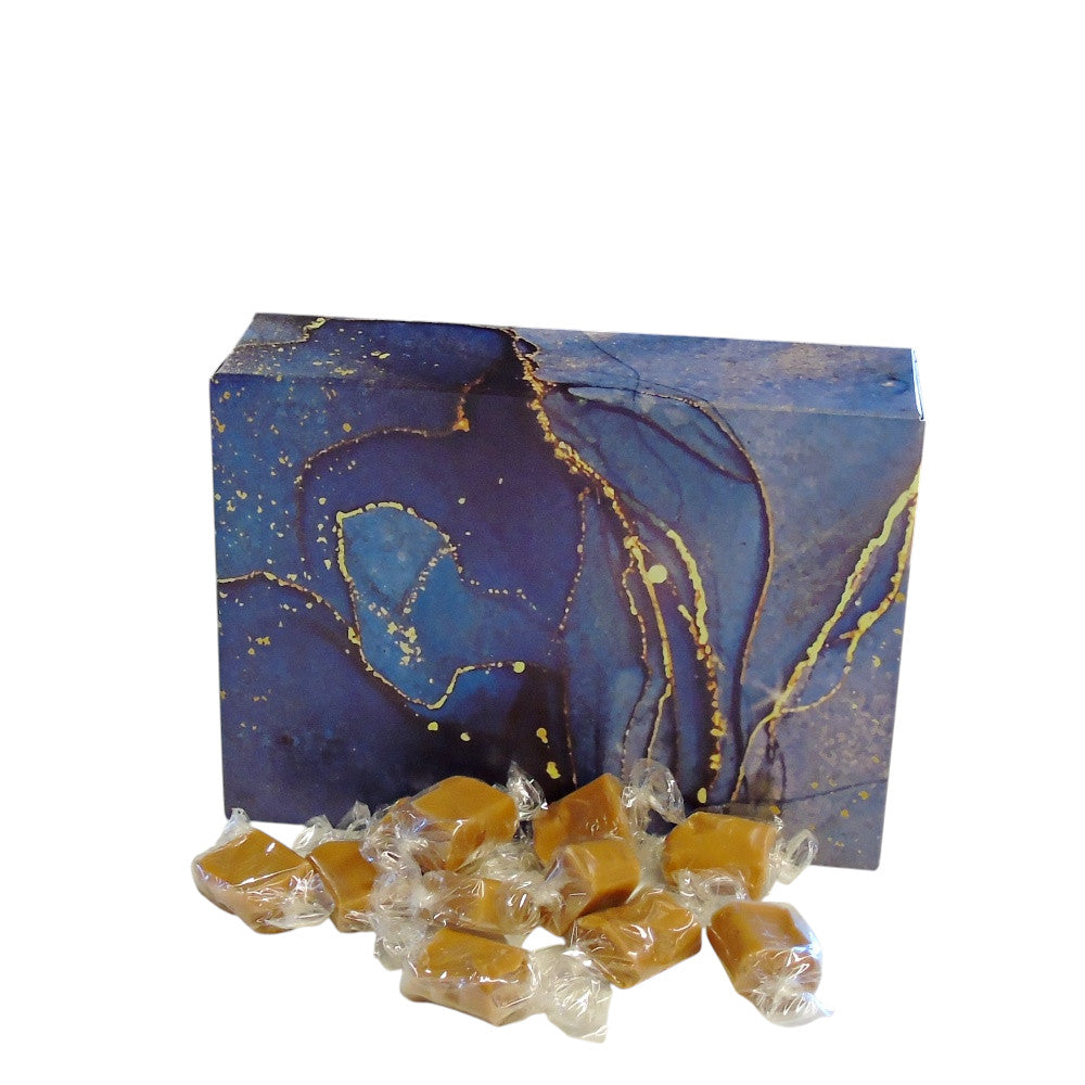 350g Rectangular Patterned Box of Bristows Salted Caramel Fudge
