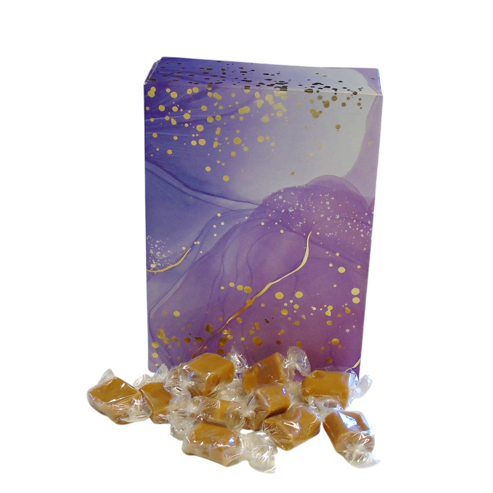 350g Rectangular Patterned Box of Bristows Salted Caramel Fudge