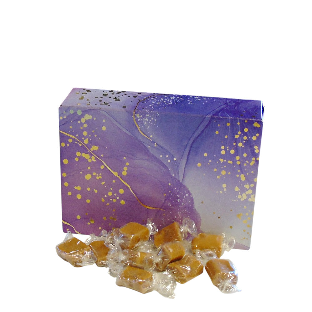 350g Rectangular Patterned Box of Bristows Salted Caramel Fudge