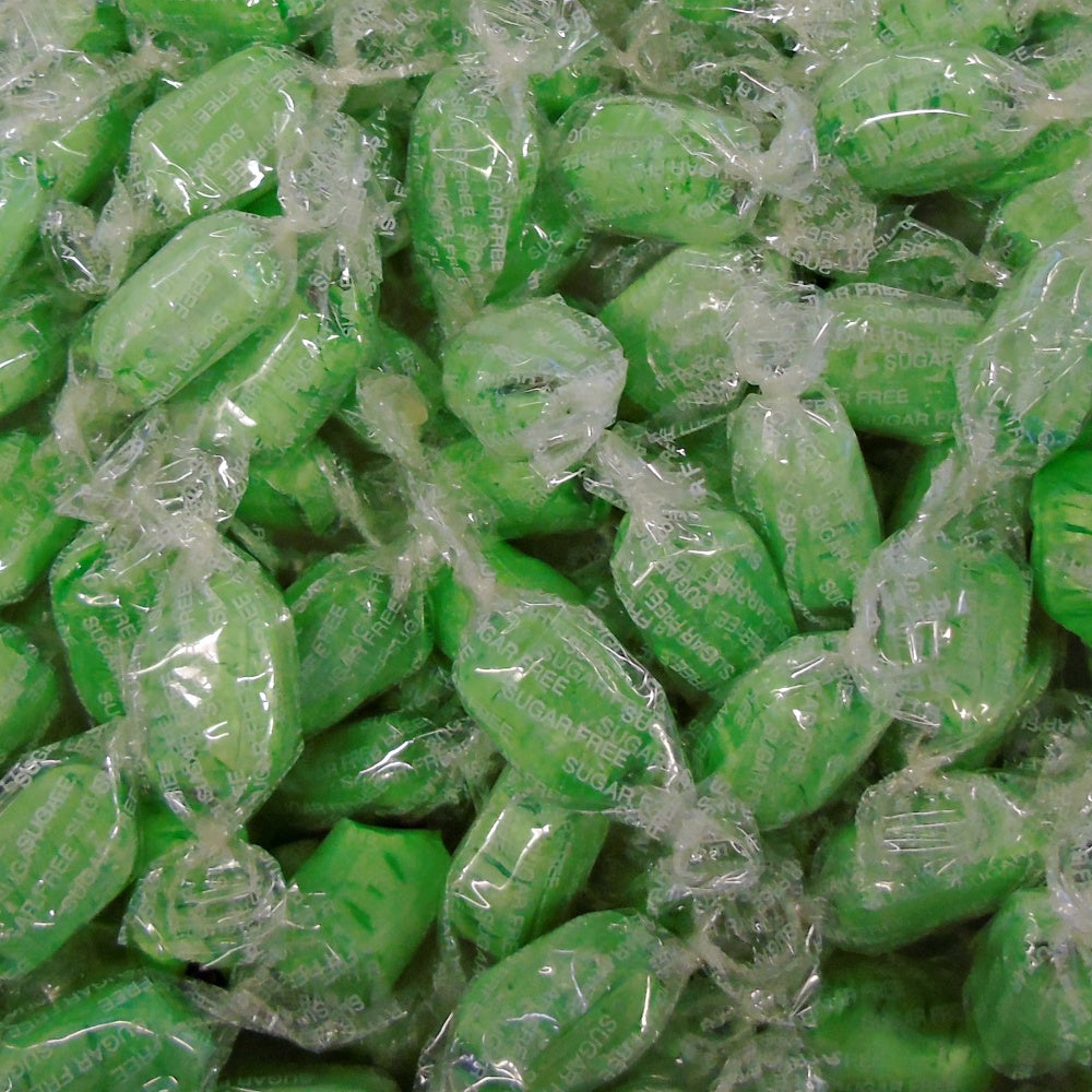 300g Square Window Pattern Box of Sugar Free Chocolate Limes Sweets