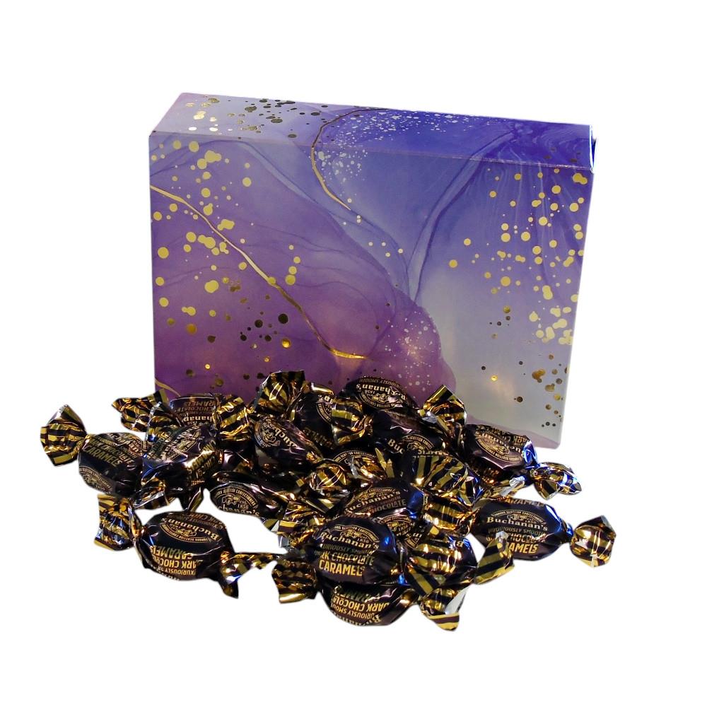 350g Rectangular Box of Buchanans Chocolate Caramel Toffees