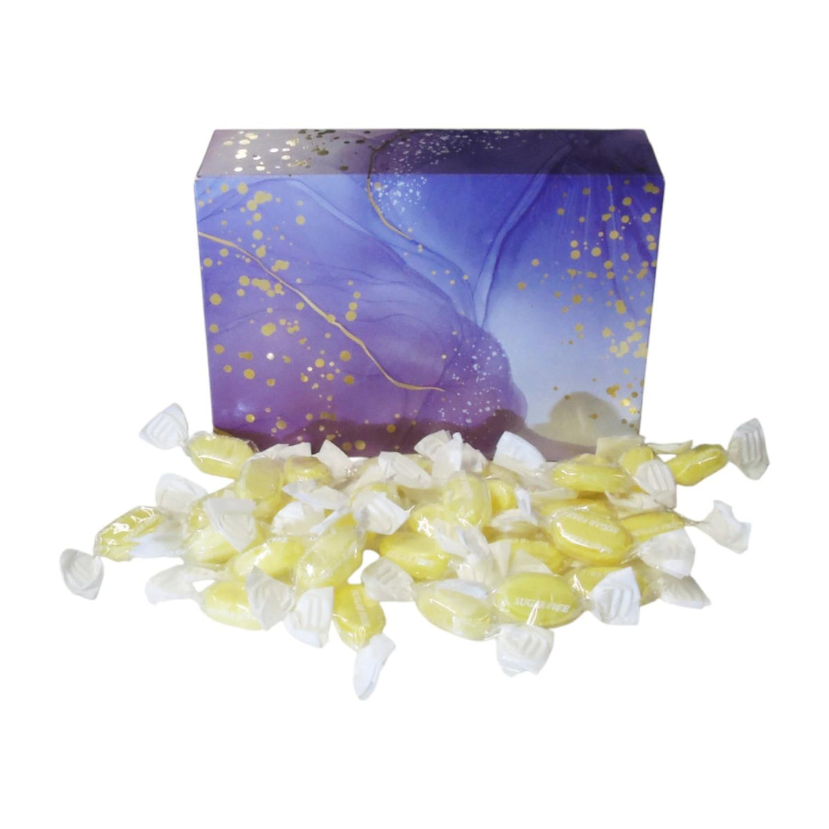 350g Rectangular Box of Sugar Free Sherbet Lemons