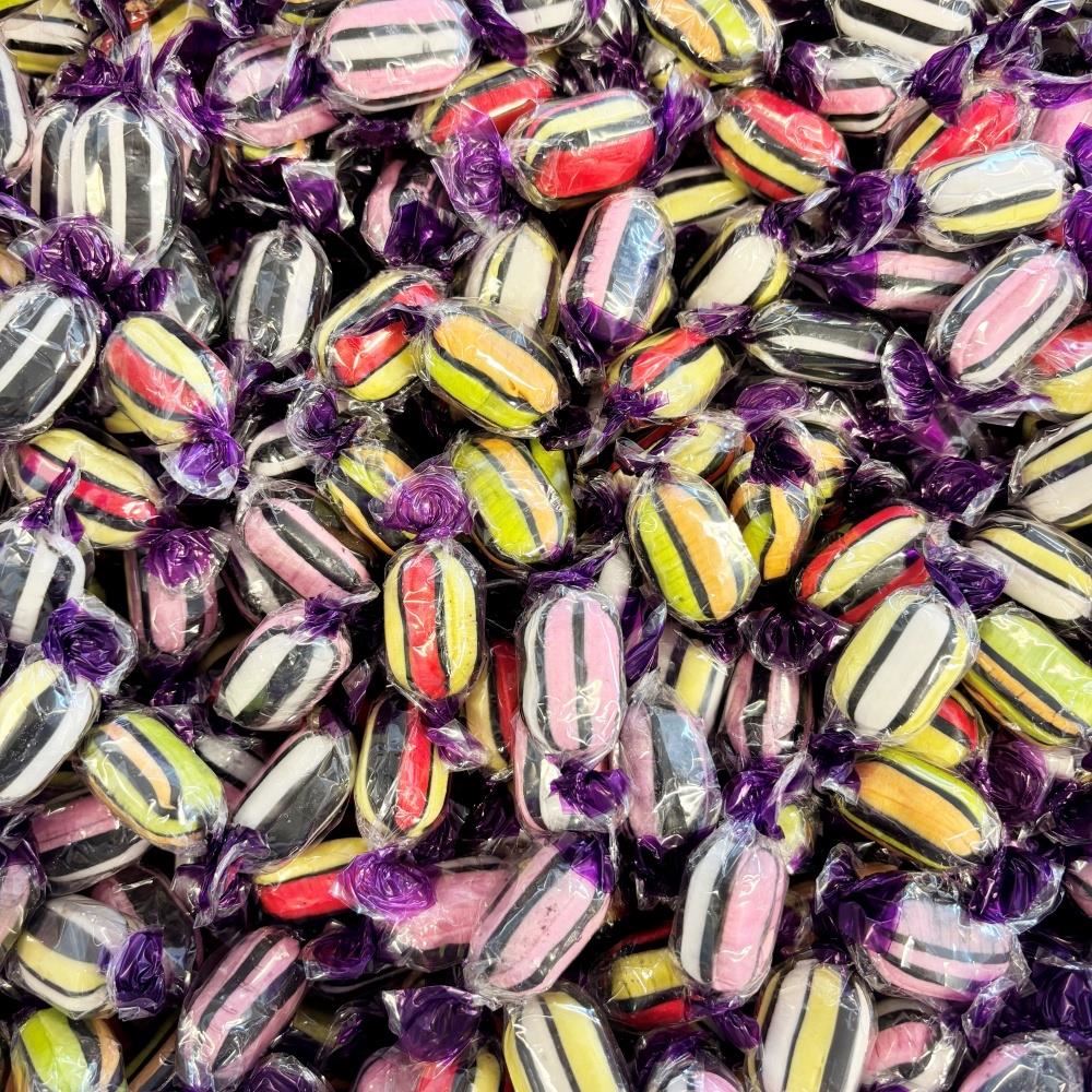 350g Rectangular Patterned Box of Liquorice Assortment Sweets