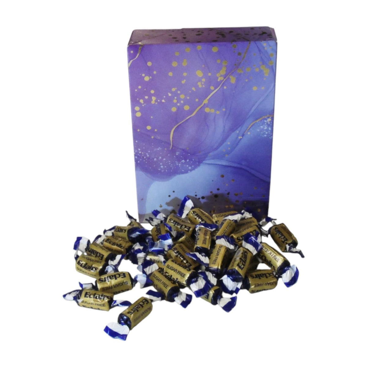 350g Rectangular Box of Sugar Free Chocolate Eclairs