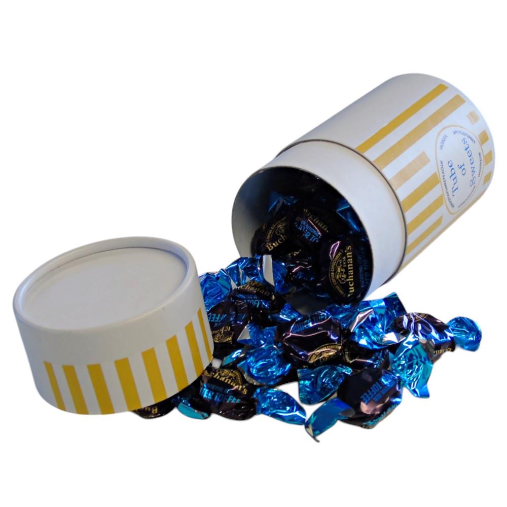 200g White Tube of Buchanans Butter Toffee