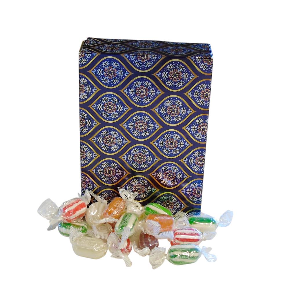 350g Rectangular Box of Buchanans Winter Mix Hard Boiled Sweets