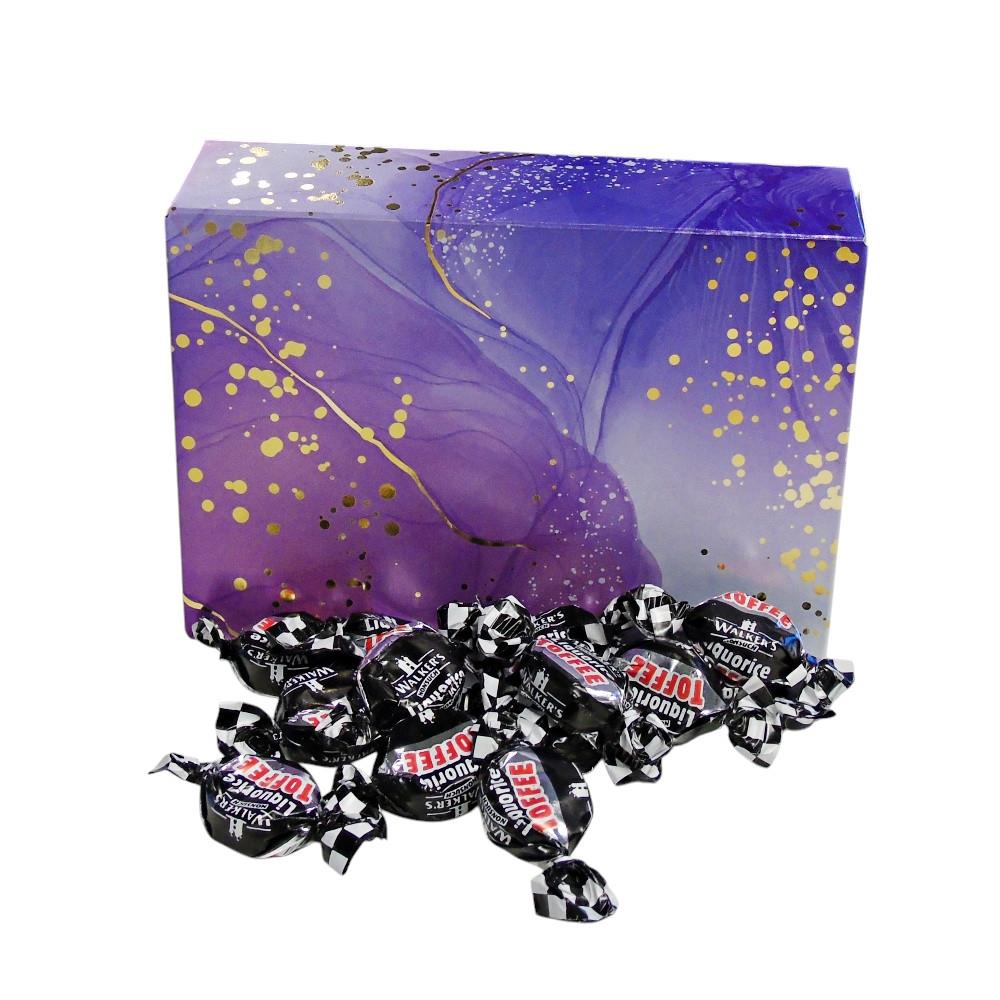350g Rectangular Box of Walkers Liquorice Toffee