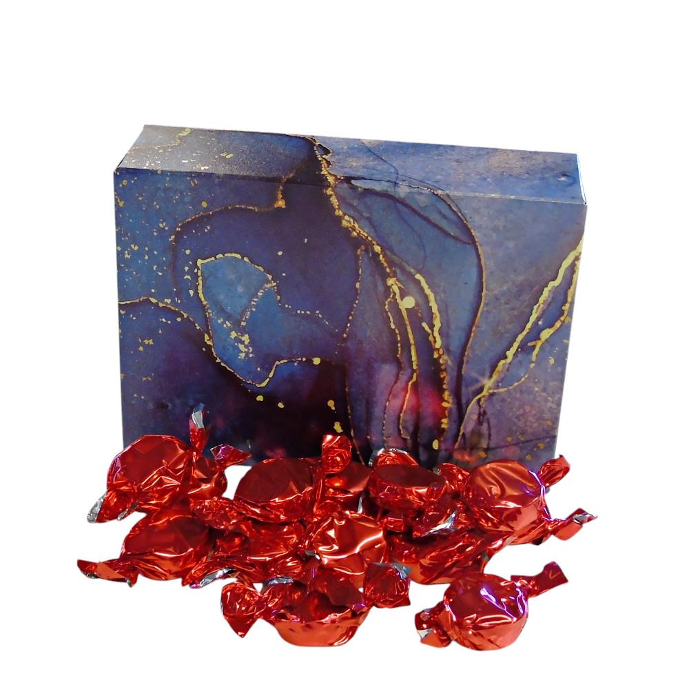 350g Rectangular Box of Buchanans Raspberry Caramel Toffee