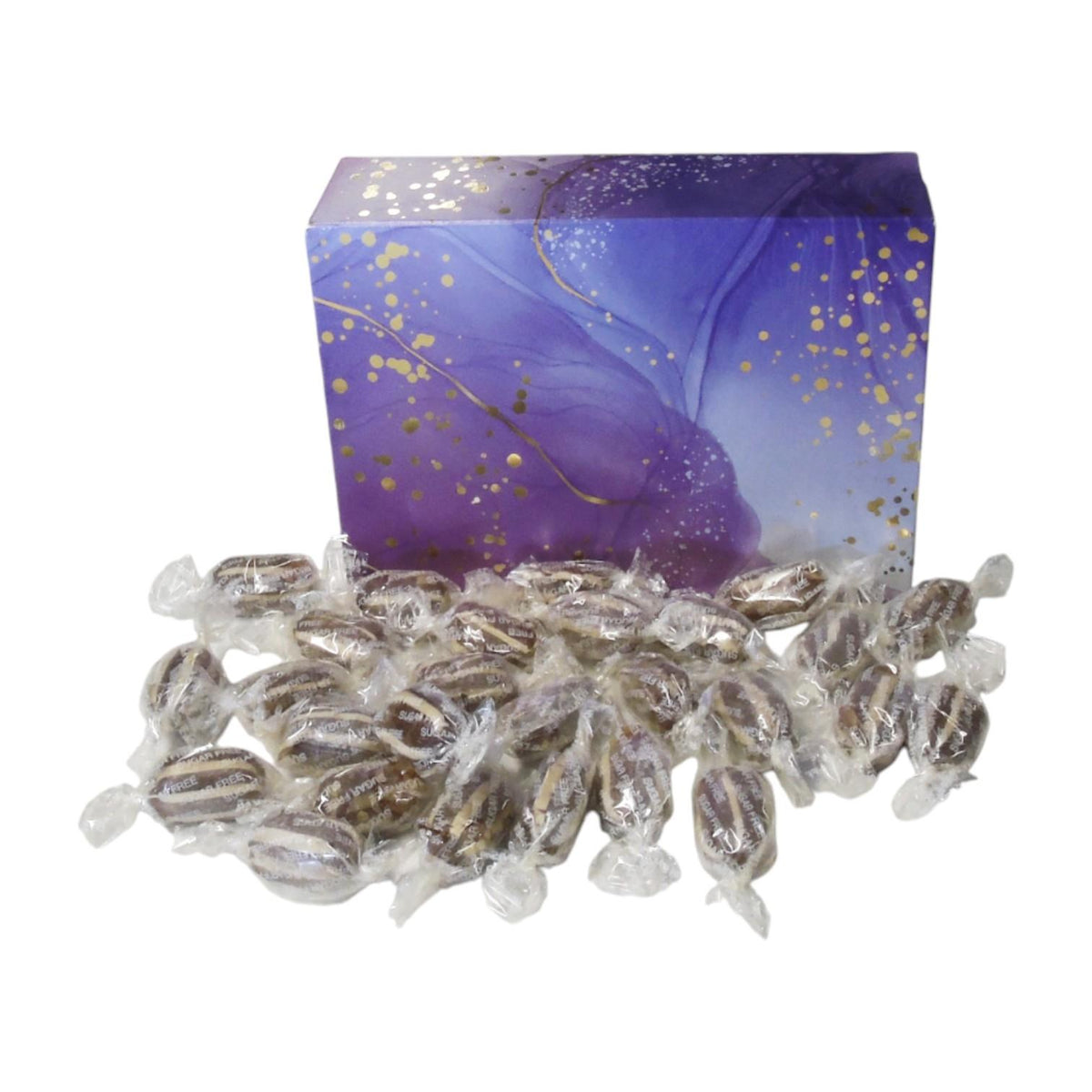 350g Rectangular Box of Sugar Free Mint Humbugs