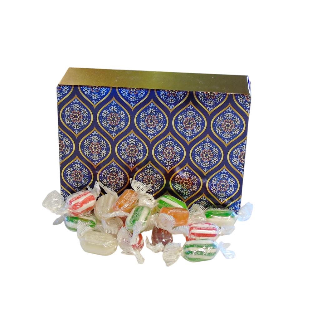 350g Rectangular Box of Buchanans Winter Mix Hard Boiled Sweets
