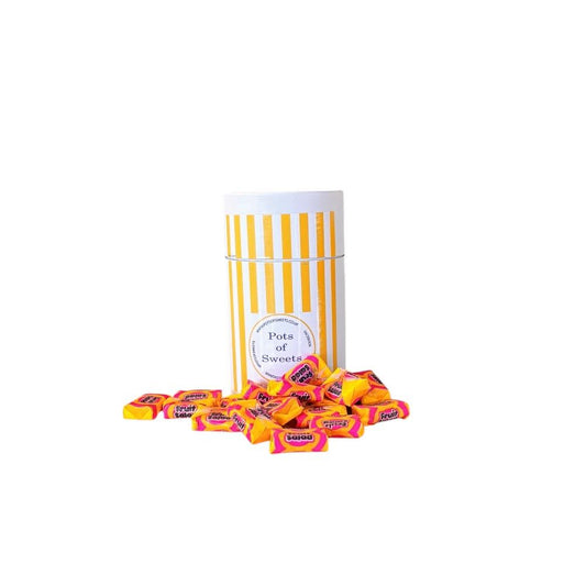 250g White Tube of Fruit Salads Sweets