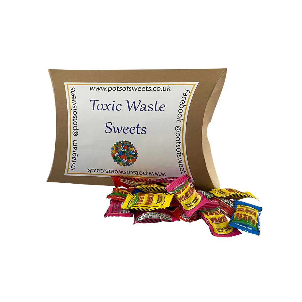 200g Kraft Pillow Box of Toxic Waste Super Sour Sweets