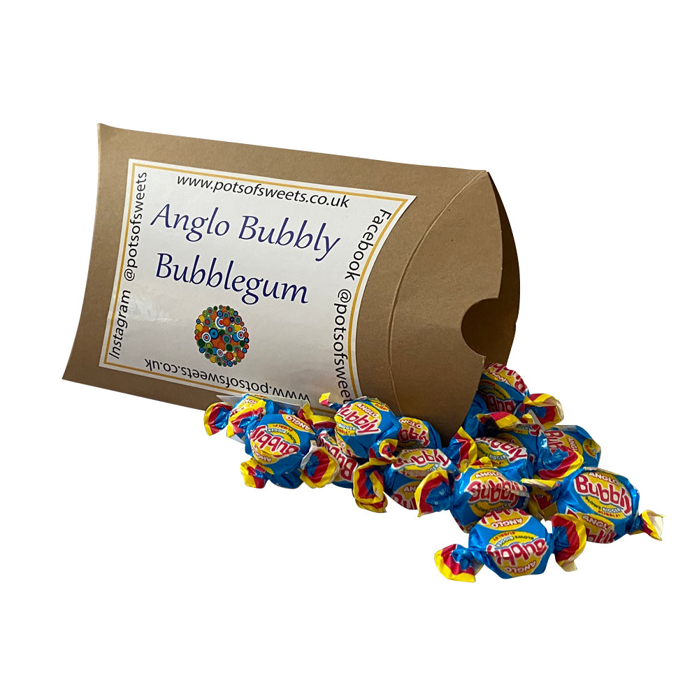 Boîte d'oreiller kraft de 250 g d'Anglo Bubble Bubblegum