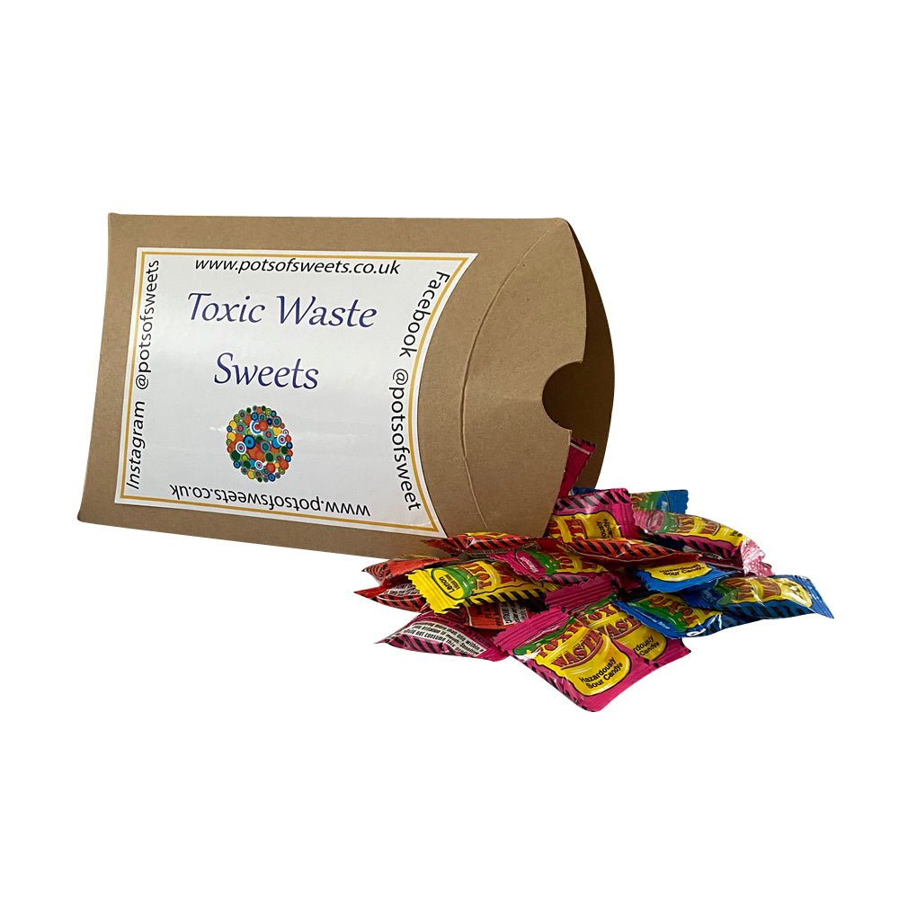 200g Kraft Pillow Box of Toxic Waste Super Sour Sweets
