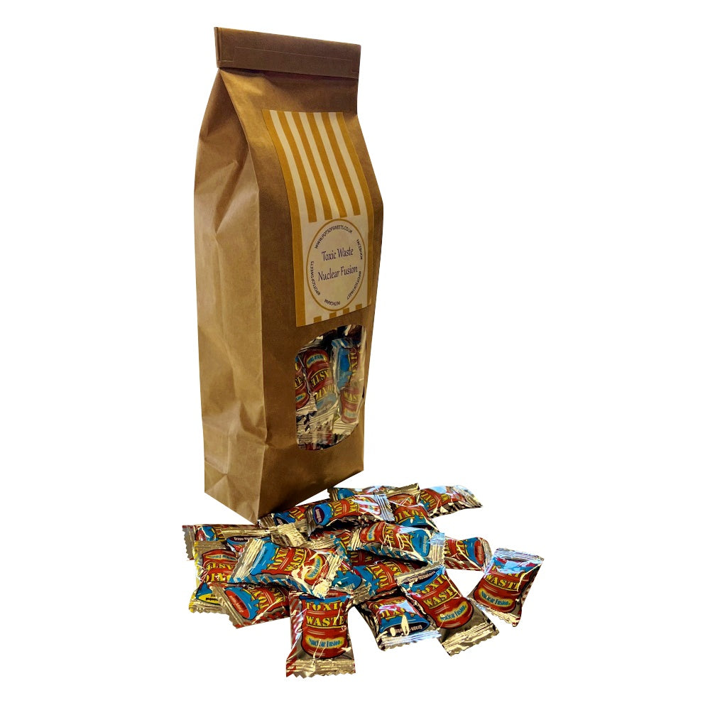 TOXIC WASTE ZAPZ ASSORTED SOUR CANDIES PEG BAG