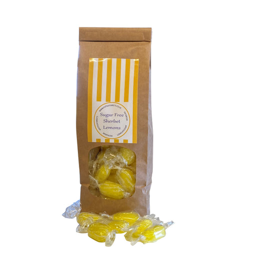 300g Bag of Stockleys Sugar Free Sherbet Lemons