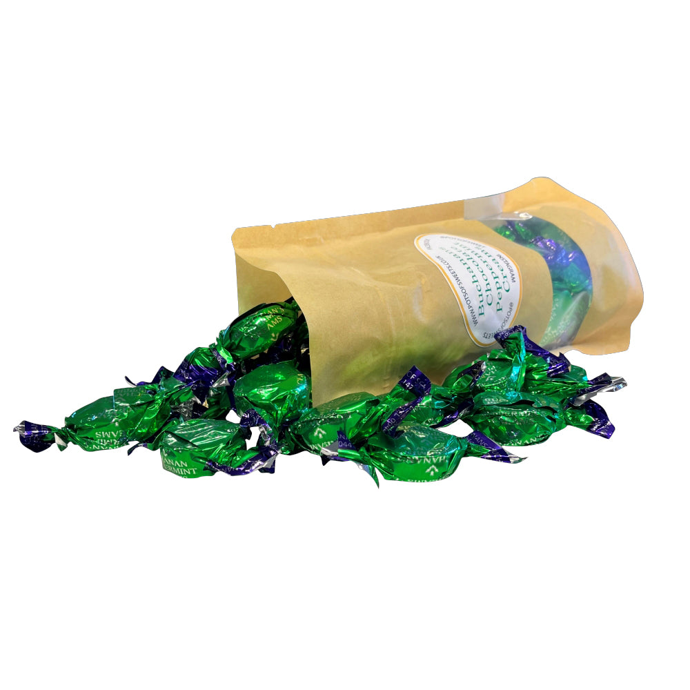 250g Pouch of Buchanan's Chocolate Peppermint Creams