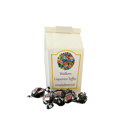 250g Carton of Individually Wrapped Walkers Liquorice Toffees