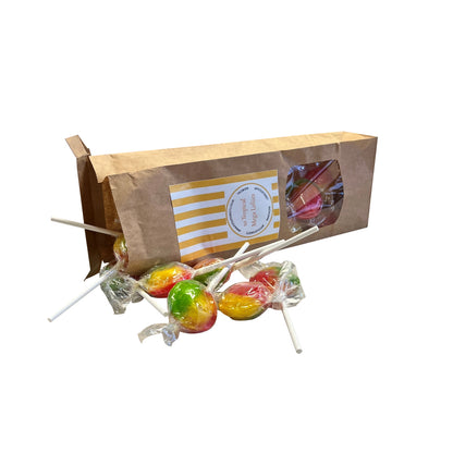 Bag of 10 Tropical Flavour Individually Wrapped Mega Lollies