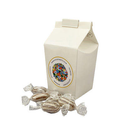 250-g-Karton mit zuckerfreien Minz-Humbugs von Stockleys
