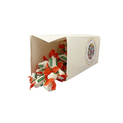 250-g-Karton mit zuckerfreien Spearmint-Kaubonbons von Stockleys