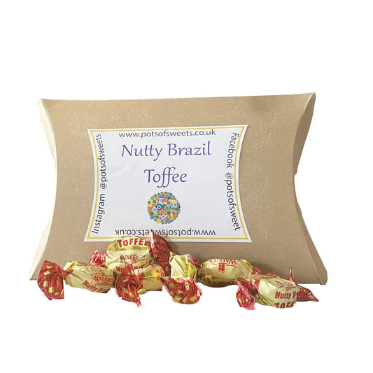 250g Kraft Pillow Box Walker Nutty Brazil Toffee
