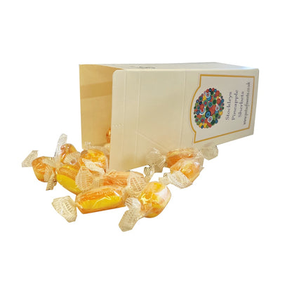 250-g-Karton mit einzeln von Stockleys verpackten Sherbet-Ananas-Süßigkeiten
