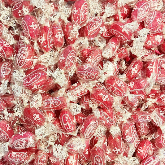 250g Cookie Jar of Individually Wrapped Strawberry Sherbets Sweets